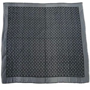 Louis Vuitton Monogram Black Shine Shawl